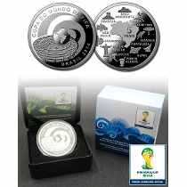 -ブラジル2014年ワールドカップ記念硬貨　銀貨　（12都市）