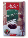 Café torrada e  moido, Mellita, Descafeinado-250g