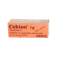 ビタミンｰ　C　風邪、歯槽膿漏　Cebion 1g,